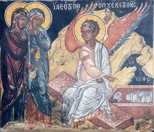 Μυροφόροι γυναῖκες, εὐαγγελίστριαι: Φύσις ἀσθενὴς τὴν ἀνδρείαν ἐνίκησε