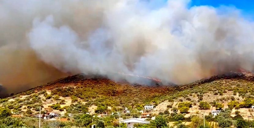 Νέες πυρκαγιές σε Μεσόγεια-Βίλια