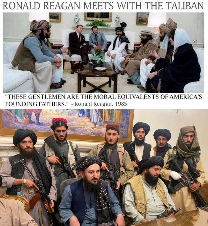 Οι “μαχητές της ελευθερίας” του 1983 μεταβλήθηκαν σε “εξτρεμιστές ισλαμιστές” το 2021