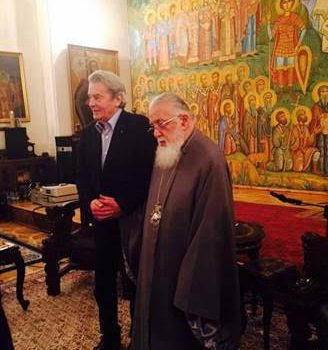 Ο Αλαίν Ντελόν στο Πατριαρχείο Γεωργίας